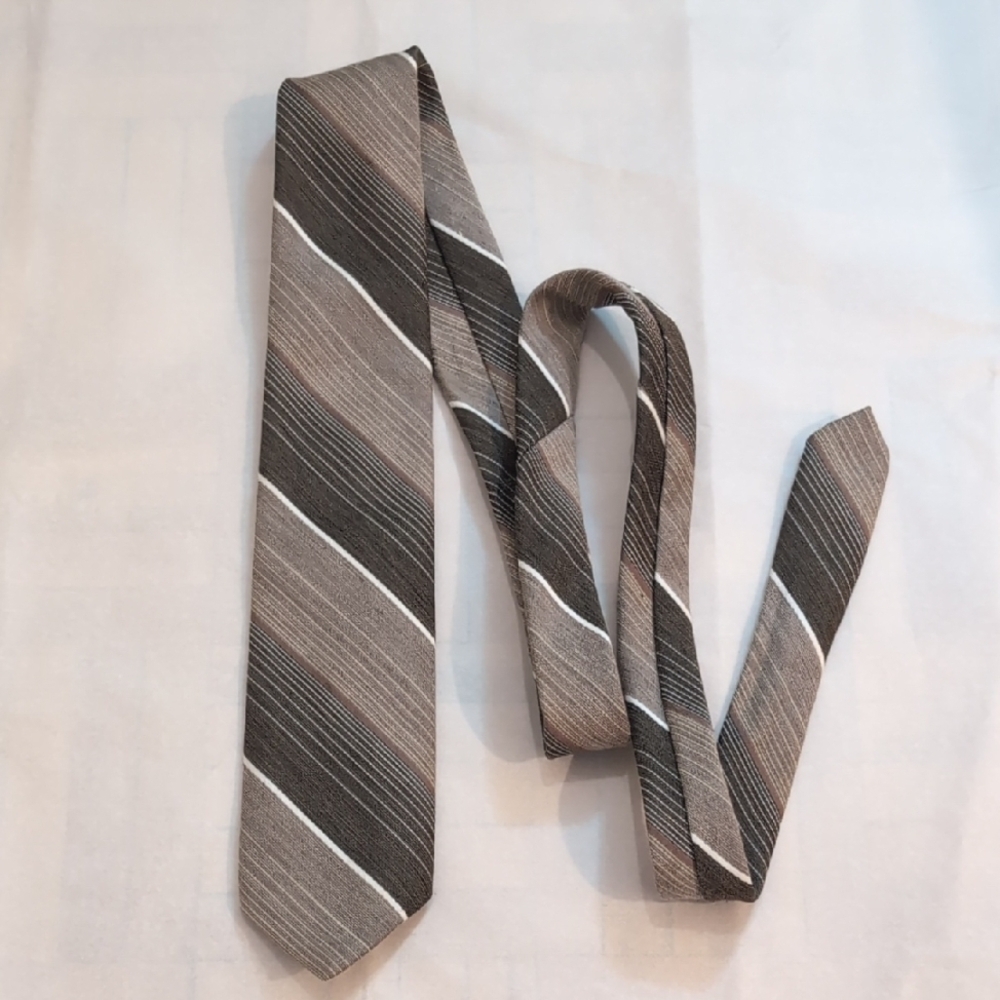 Vintage Christian Dior Monsieur Polyester Necktie